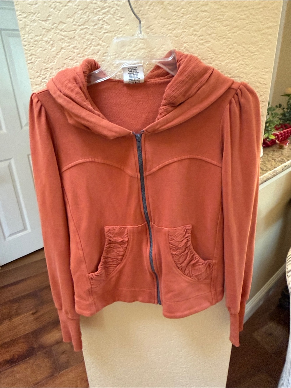 Women’s CMC Hooded Zip Jacket in Terracotta